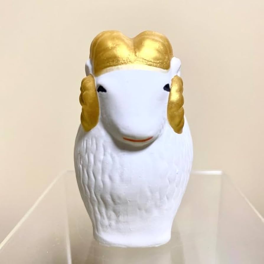 Amazon.co.jp: 築地 波除稲荷神社 授与鈴 羊 干支未鈴 電通年賀