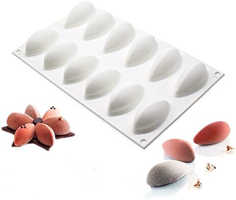 Lemon Slices Shape Silicone Molds Cake Decorating Tools Bakeware French Dessert Mousse Cake Mold Baking Cupcake Silicone Mousse Mold - 12 Cavities (Lemon Slices)