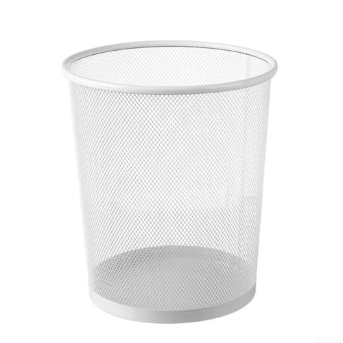 Panier collecteur de déchets ménagers conçu pour le rangement de la cuisine et la collecte des déchets de compost, convient pour une utilisation dans plusieurs pièces (blanc)