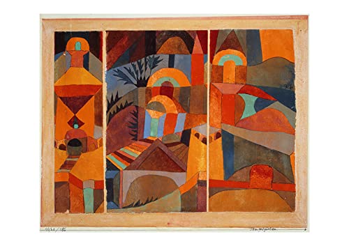 Décoration murale Paul Klee Temple Gardens : transformez votre bureau avec ce cadre mat M