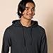 Amazon Essentials Men's Pullover Hoodie, Long-Sleeve Slub Thermal, Charcoal Heather, Large Tall (Previously GoodThreads)