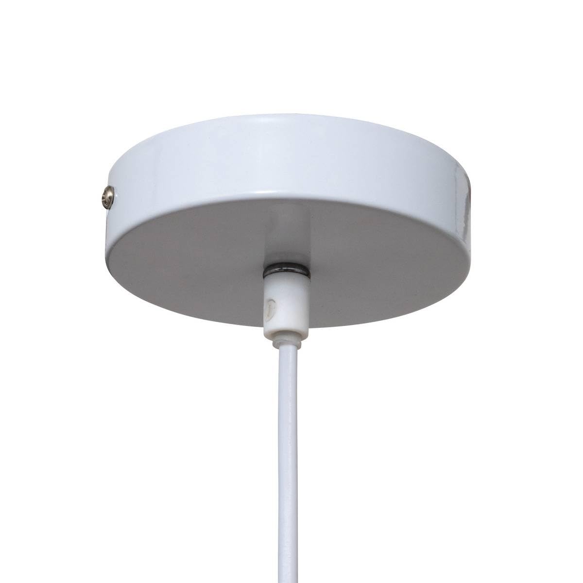 Atmosphera - Suspension Alara en Jute Tressé Beige D. 69,5 cm, Hauteur Réglable - Luminaire Style Bohème Pour Salon, Salle à Manger, Chambre