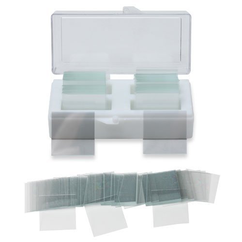 Karter Scientific 211Z1 Standard Microscope Cover Slip, #1 Thick, 22x22mm, 200pk (Case of 40000)