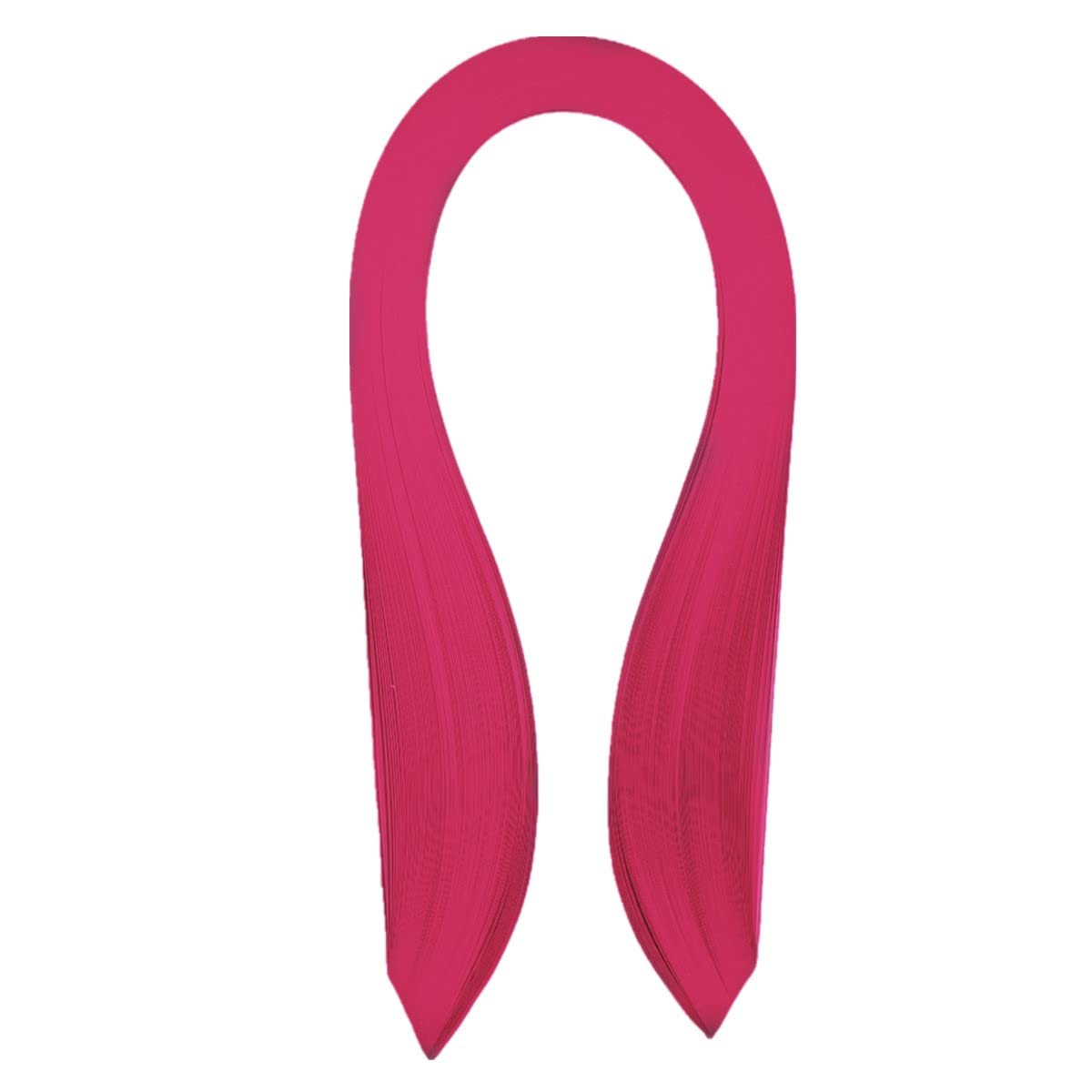 ODETOJOY Lot de 120 bandes de papier pour quilling - 3 mm - 54 cm - Couleur unie - Motif étoiles, origami - Pour loisirs créatifs - Fuchsia
