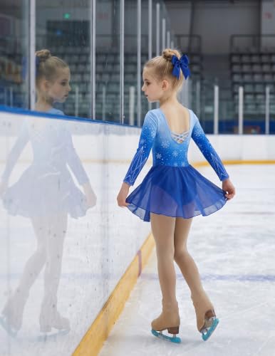 Image of Arshiner Kids Girls Classic Long Sleeve Leotard Dance Ballet Dress