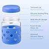 Gemice 6-Pack 16oz Glass Mason Jars with Silicone Sleeves, Airtight BPA-Free Ove... #3