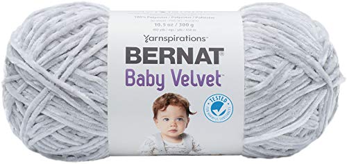 Image of Bernat Baby Velvet Yarn, Misty Gray