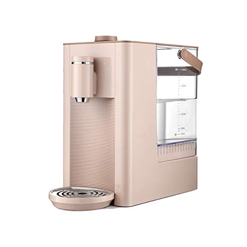 Desktop Mini Wasserspender Geschwindigkeit Heißer Kleiner Wasserspender 2.6L Wassertank Einfache Bedienung Magnetische Auffangwanne (Color : Pink, Size : 31 * 28 * 17.7cm) Cover