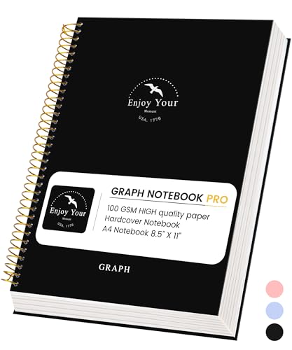 Carnet de notes à spirales grand format pour structurer vos graphiques et schémas