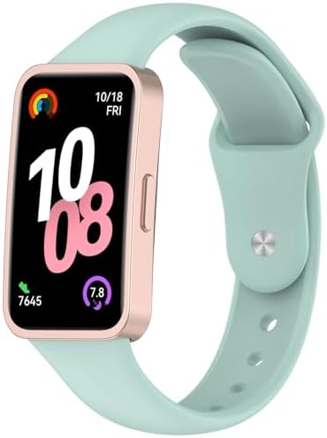 Pulseira de relógio de silicone com fivela reversa Huawei Band 10...
