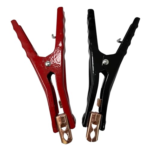 Sherco-Auto 00182 Heavy Duty Replacement 4-8 AWG Battery Jumper Booster Cable Clamps