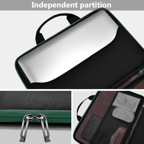 Image of Hseok Laptop Sleeve 13-14 Inch Case Briefcase Compatible with MacBook Neo Pro 14 M5 /M4 /M3 /M2 /M1, All Models 13.3 Mac Air /Pro, XPS 13 14, Most Popular 13 inch-14 inch Notebooks,BK01GR01