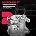 BDFHYK 97320 Air Conditioning A/C Compressor with Clutch Compatible with Dodge Grand Caravan, Journey, Avenger 2011-2020 2.4L 3.6L, Compatible with Chrysler Town & Country/ 200 2011-2016