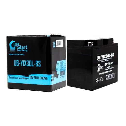 12V 30Ah YIX30L-BS YTX30L-BS Replacement For Polaris Ranger 800 Battery - Compatible with Polaris Sportsman 500 X2,EFI Touring, RZR 800, Ranger 570 UTV ATV Battery - 12 Volt Batteries, YIX30L YTX30L