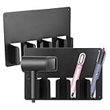 Salon-Geräteregal – 2er-Set Haarschneider-Organizer, stabiler, an der Wand montierter Haarschneideständer, platzsparende Friseuraufbewahrung, Elektrorasierer-Halter für Zubehör | Professioneller Haars