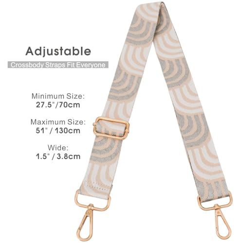 Image of Replacement Purse Strap Shoulder Strap Adjustable Crossbody Strap for Women Crossbody Wide Shoulder Bag