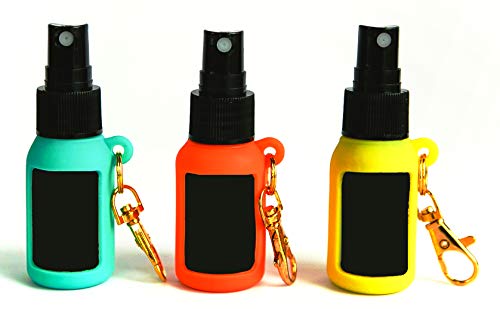 Essential Oil Silicone Holder and Spray Tops for 15ml Boston Round Bottles Pack