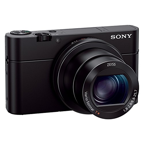 Sony Câmera digital compacta premium RX100 III 20,1 MP com sensor de 2,54 cm e lente de zoom ZEISS F