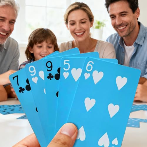 Generisch 2X 54 Karten Blau Standard Spielkarten Pokerkarten – Bild 5