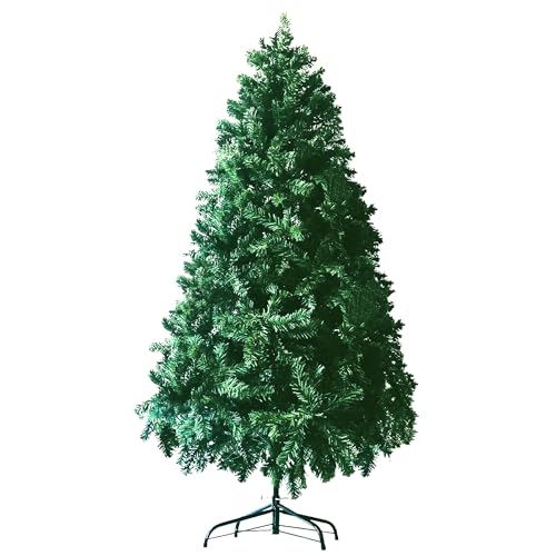 EL SANTA Árbol de Navidad Tradicional Color Verde, de 1.50 Metros de Altura,...