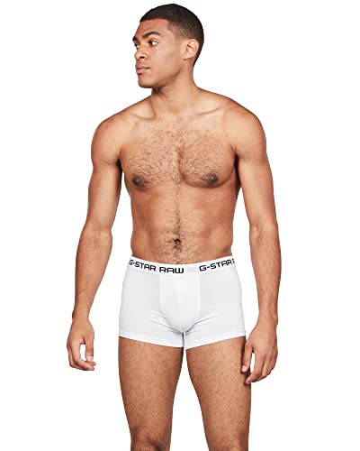 G-STAR RAW Herren Classic Trunks 3-Pack, Weiß (White/White/White D03359-2058-6008), XXL 2