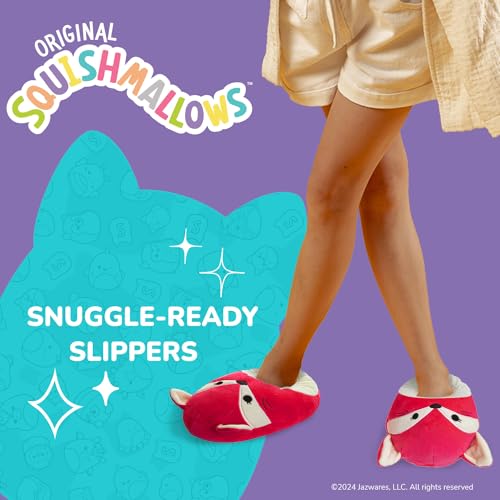 Image of Squishmallows Slippers Plush Lightweight Warm Comfort Soft Aline Slipper House Shoes for Kids and Adults (sizes 11-1 Little Kid / 2-5 Big Kid / 5-10 Adult)
