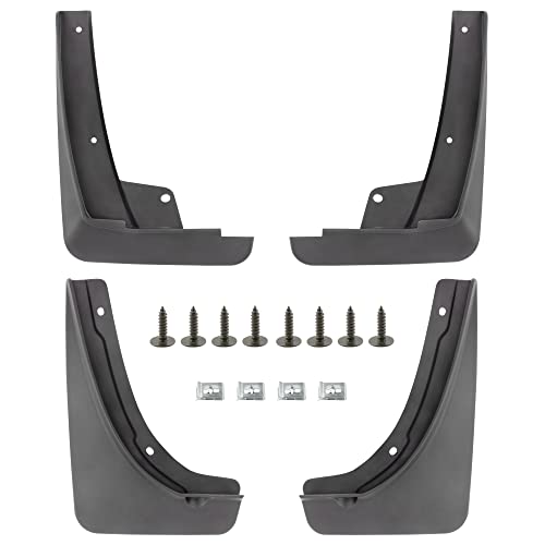 Image of BOXI Set of 4 Front and Rear Side Mud Flaps Splash Guards Fit for Cadillac XT4 2019 2020 Sport Utility 2.0L