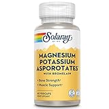 Solaray Magnesium & Potassium Asporotates w/ Bromelain, Healthy Electrolyte, Bone & Muscle Support,...