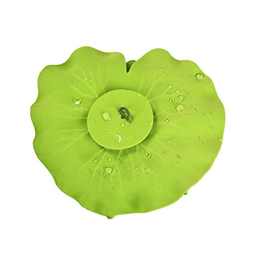 Image of Sunm Boutique Artificial Floating Foam Lotus Flowers, Artificial Water Lily Pads, Lotus Lilies Pad Ornaments for Patio Koi Pond Pool Aquarium Home Garden Wedding Party Garden Decor, 6Pcs, Ivory