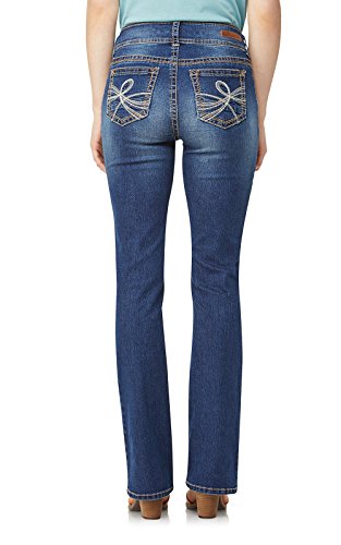 Image of WallFlower Luscious Curvy Bootcut Jeans for Women, Mid-Rise Insta Stretch Denim, Size-Inclusive Juniors Jeans