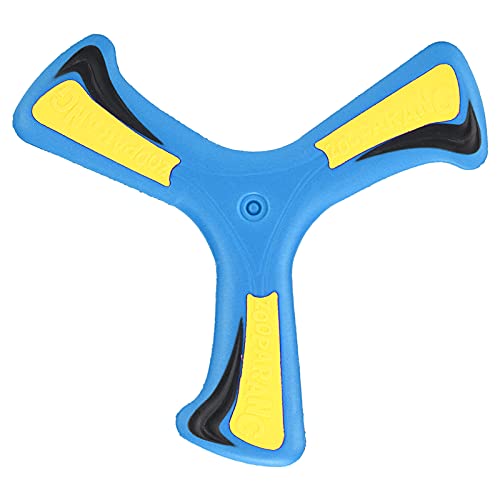 Juguete lanzador Boomerang suave y seguro para niños, material EVA 9.8 x 5.3 pulgadas, apto para mayores de 14 años, color azul miniatura 4
