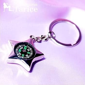 Supreme 初期 Compass Keyholder コンパス キーホルダー Amazon.co.jp: シルバーカラー 星型(スター)デザイン 便利グッズ