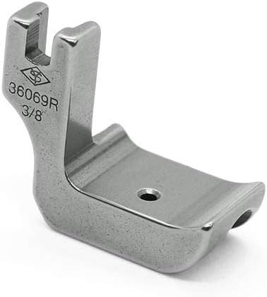 Industrial Sewing Machine Foot for 3/8 Wide Piping, Right Side, Made in Taiwan
