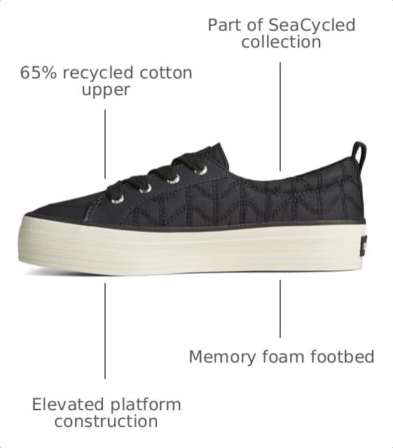 Image of Sperry Womens Crest Vibe Platform Sneaker