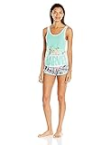 Marvel Women's 2pc Shorty Set, Mint, Large