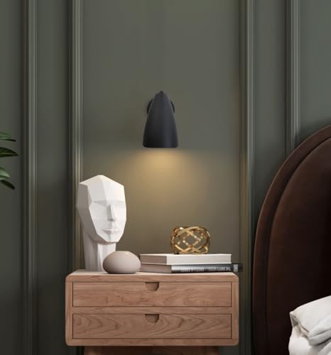 Image of Pathson Modern Wall Sconce with Dimmer Switch, Brass Metal Wall Lamp Lighting, Adjustable Light Angle, E26 Bulb Base Reading Lighting for Wall Painting Bedroom Hallway Living Room Dining Room