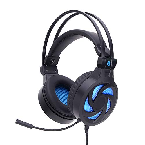 Preisvergleich Produktbild Generic SY855MV / SY850MV Vibration Luminous Version Headset Computerspiele Videospiele Stereo-Musik-Stirnband-Kopfhörer - Blau und Schwarz