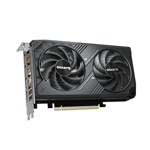 Image of GIGABYTE GeForce RTX 5060 WINDFORCE MAX OC 8G Graphics Card, Cooling System, 8GB 128-bit GDDR7, PCIe 5.0, by NVIDIA, DisplayPort & HDMI - Video Output Interface, GV-N5060WF2MAX OC-8GD Video Card