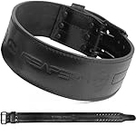 Gymreapers Weightlifting Belt 6MM Genuine Leather - Double Prong Power Belt Heavy Duty 4-Inch Wide - Strong, Stabilizing Back Support For Deadlifts, Squats Powerlifting - Image 2