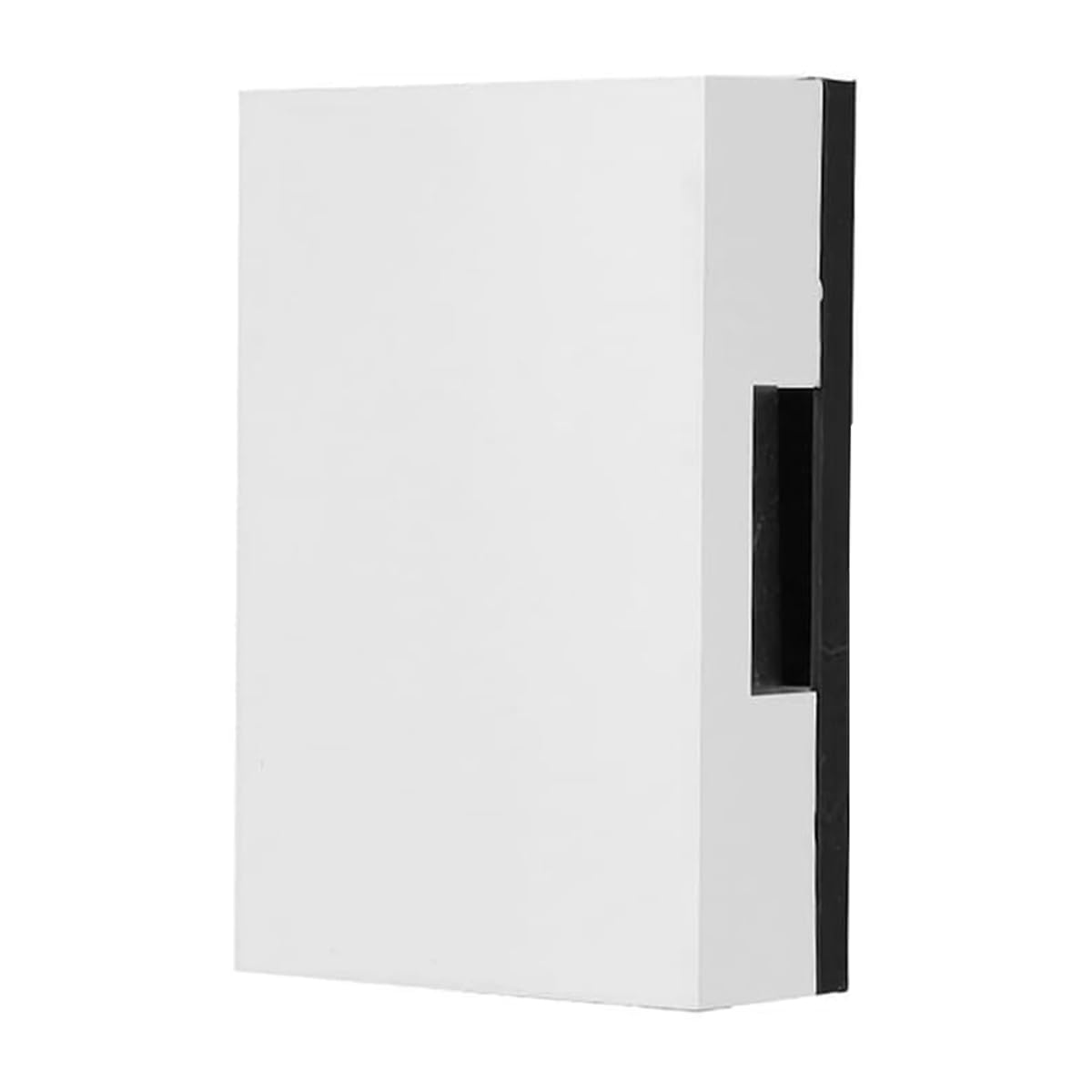 Ausi Timbre con cable, timbre mecánico manual de 220 V con timbre para puerta de entrada, para hotel, hogar, oficina y escuela (blanco)