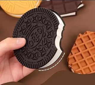 ZIFSA Round Shape Oreo Notebook Pocket Diary Notepad for School College Office Perfect Gifts.