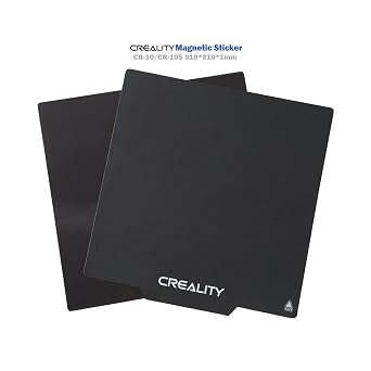 Creality CR-10 Magnetic Sticker with Edge 310x310mm, Ultra-Flexible Removable Magnetic 3D Printer Build Surface Heated Bed Cover for CR-10/CR-10S 3D Printer