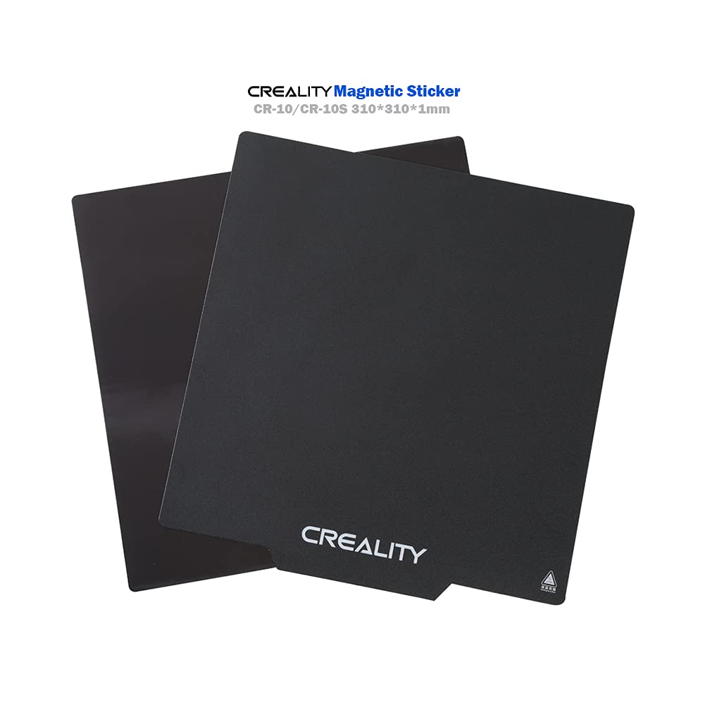 LokkrOfficial Creality CR-10 Magnetic Sticker with Edge (310 * 310mm), Ultra-Flexible Removable Magnetic 3D Printer Build Surface Heated Bed Cover for CR-10/CR-10S 3D Printer
