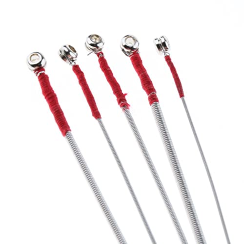 Generic 5 Pack of E Guitar Strings for Bass Instruments