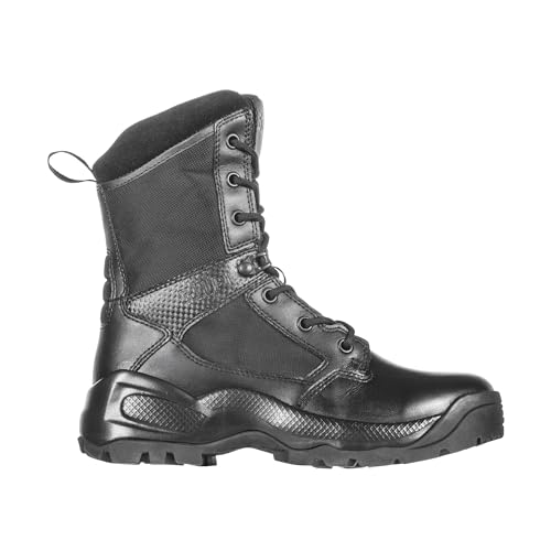 Image of 5.11 Tactical Women's A.T.A.C. 2.0 8 Inch Side Zip Tactical Boot - Durable Duty Boot with Ortholite Comfort, Slip Resistant Outsole, Black, Style 12403ABR