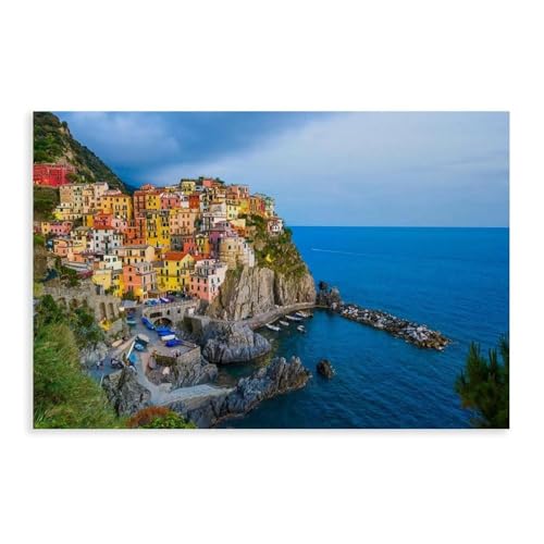Poster sur toile Parco Nazionale Delle Cinque Terre impression premium 60x90