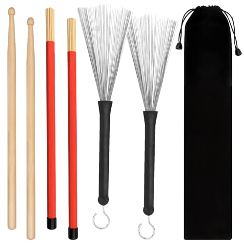 Tbrand Drum Sticks 1 Pair 5A Maple Wood Drum...