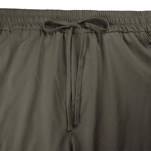 Mens 2025 Cargo Sweatpants Loose Fit Jogger Pants Wide Leg Elastic Waist Stretch Active Solid Trousers with Pockets4