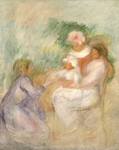 Cuadro impreso de Pierre Auguste Renoir de 60x90cm con imagen moderna de mujer y niño