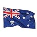 Produktbild PHENO FLAGS Australien Flagge 90x150cm - wetterbeständige Fahne mit Messingösen, 100% Polyester, robuste Doppelnaht & in lebendigen Farben - ideal für Flaggen-Liebhaber